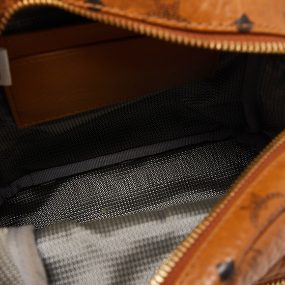 MCM Tan Visetos Coated Canvas and Leather Mini Studded Stark-Bebe Boo Backpack - Picture 7 of 8